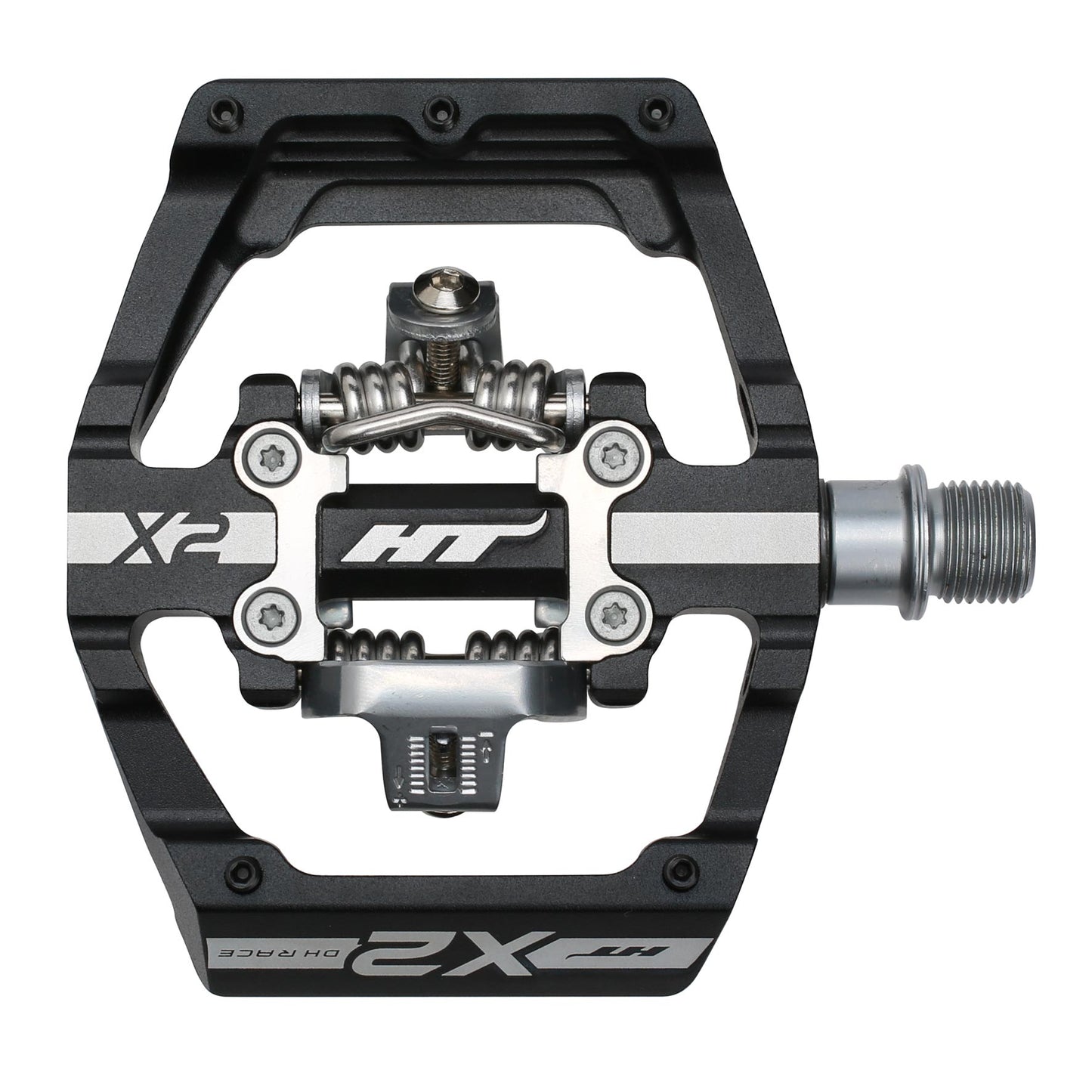 Ht X2 Pedals Alloy / CNC CRMO - Black