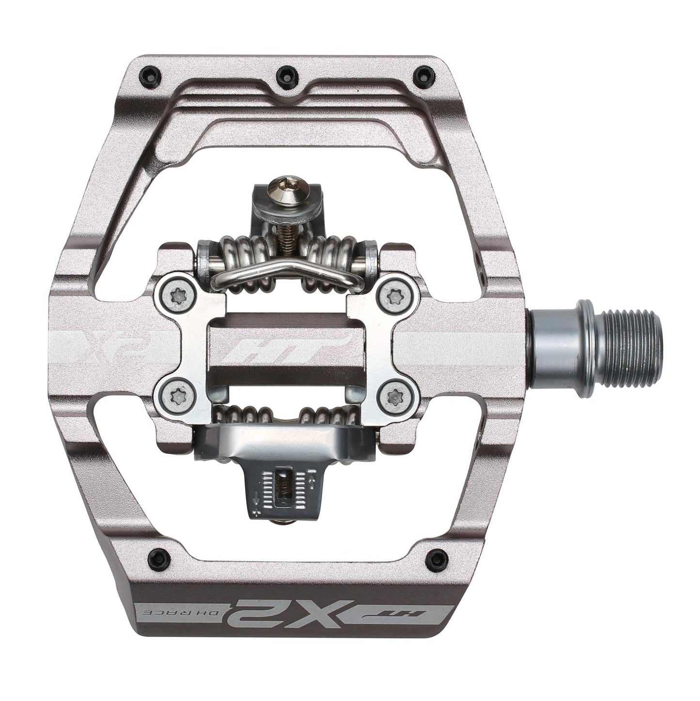 Ht X2 Pedals Alloy / CNC CRMO - Grey