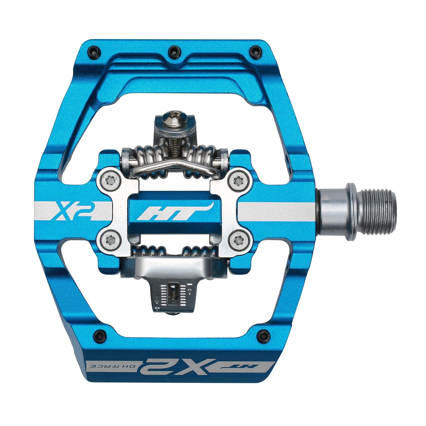 Ht X2 Pedals Alloy / CNC CRMO - Marine Blue