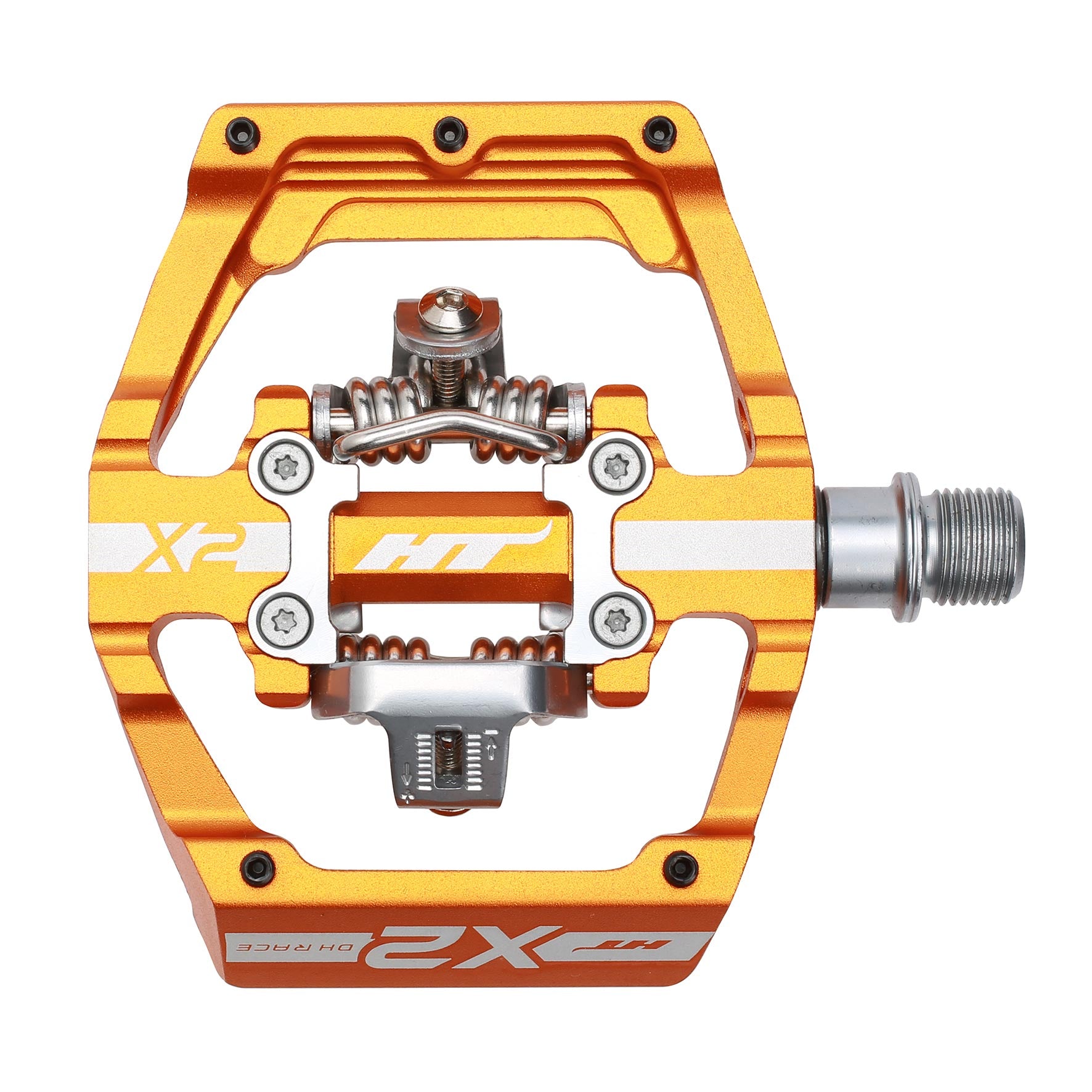 Ht X2 Pedals Alloy / CNC CRMO - Orange