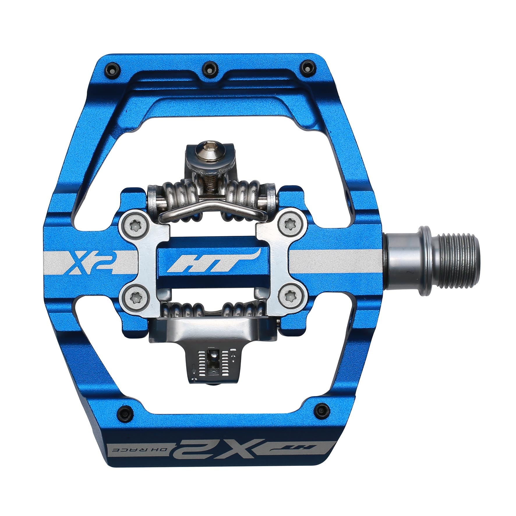 Ht X2 Pedals Alloy / CNC CRMO - Royal Blue