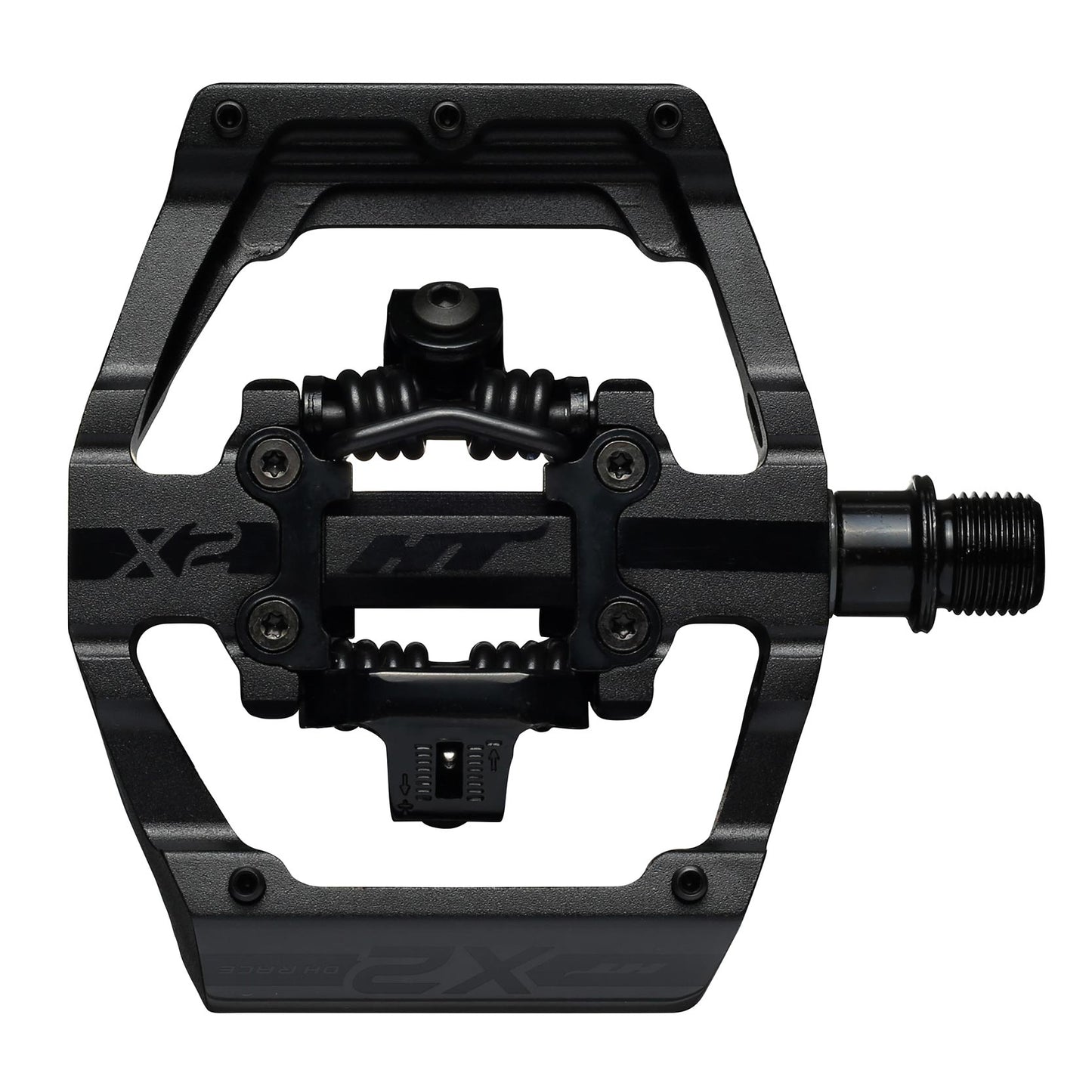Ht X2 Pedals Alloy / CNC CRMO - Stealth Black