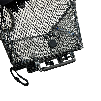 Pet Basket for Rear Rack - Quick Release Base, Dome Lid, Padded Base - 40x30x35cm