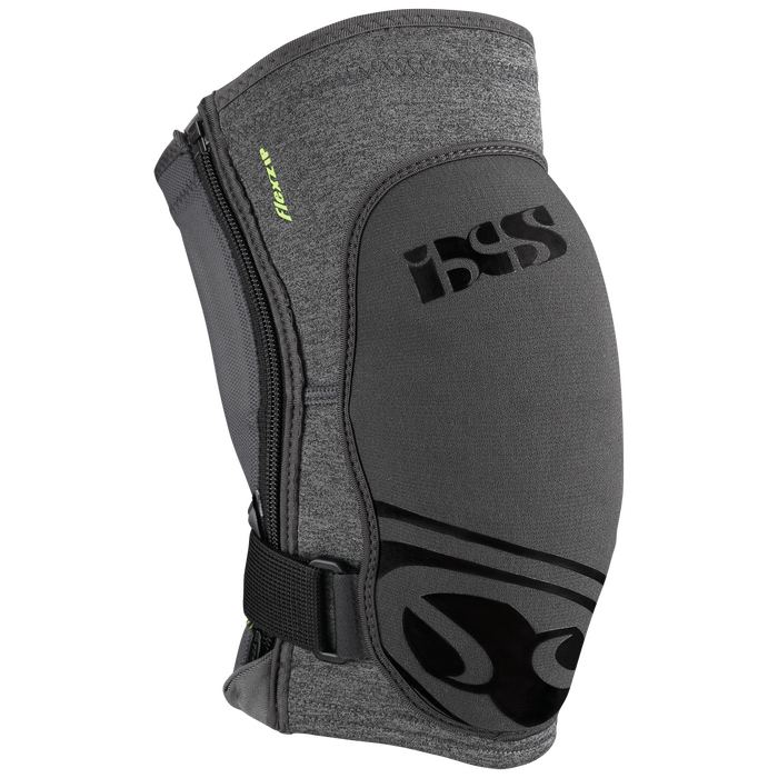 iXS Flow Zip Knee Pads Grey Large - 12 Pack