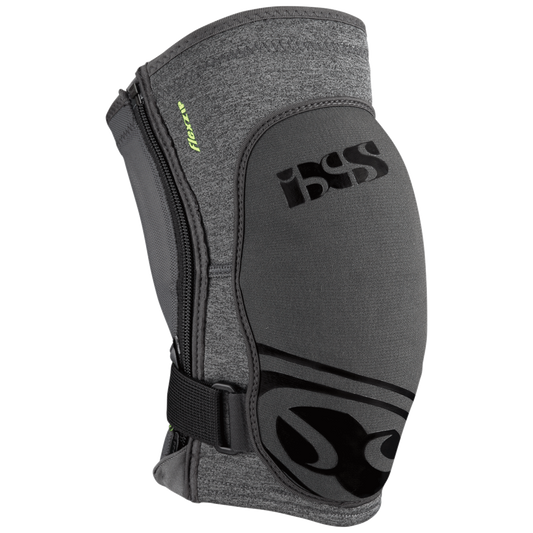 iXS Flow ZIP Knee Pads Grey L - Protective Gear