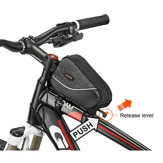 Ibera Top Tube Bag Bracket For Bike - Storage Pouch For Cycling Essentials