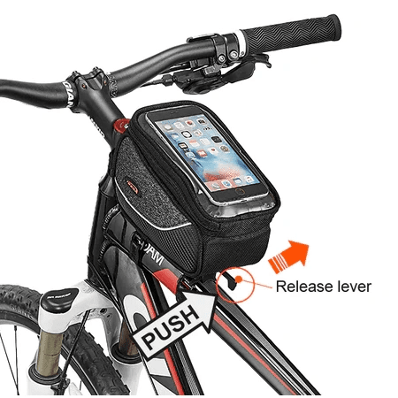 Ibera Toptube Phone Bag For Bikes - Waterproof Cycling Storage Case