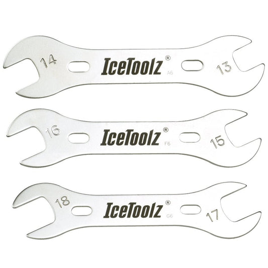 Ice Toolz 13/14MM+15/16MM+17/18MM CONE WRENCH SET 10