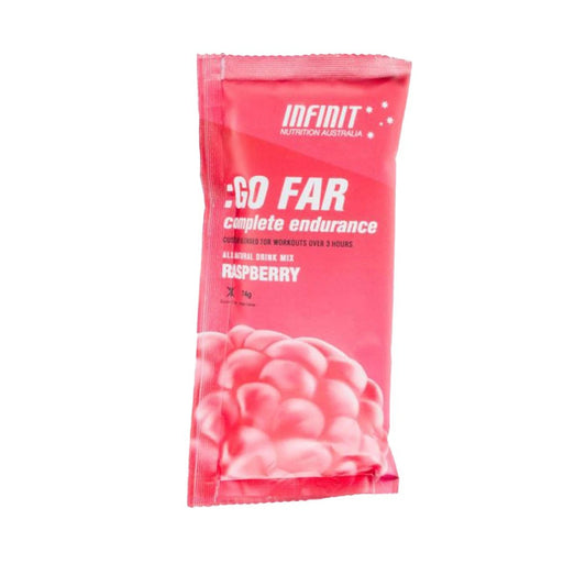 Infinit Go Far Raspberry Energy Bars - 10P Nutrition