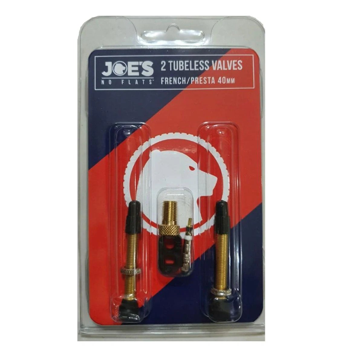 Joes-No-Flats Pv Twin Pack 40Mm Tube Valves & Accessories