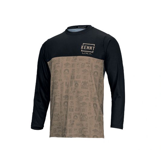 Kenny Charger Ls L Kaki Jersey Shirt - Men'S Long Sleeve Top