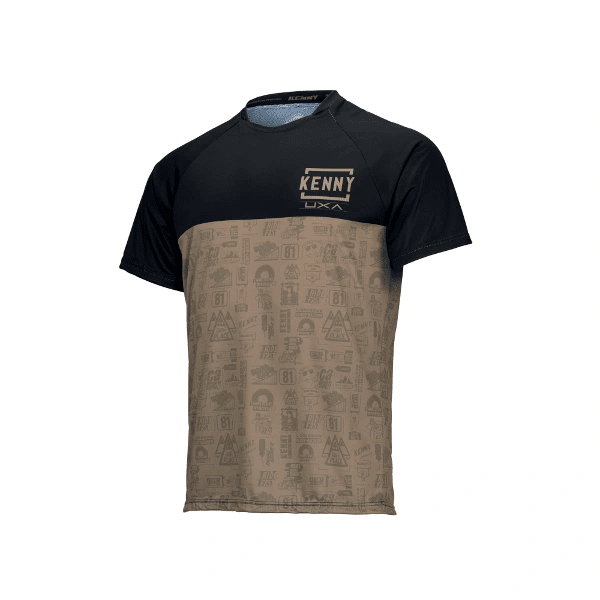 Kenny Charger Ss 2Xl Kaki Jersey Shirt - Clothing & Apparel