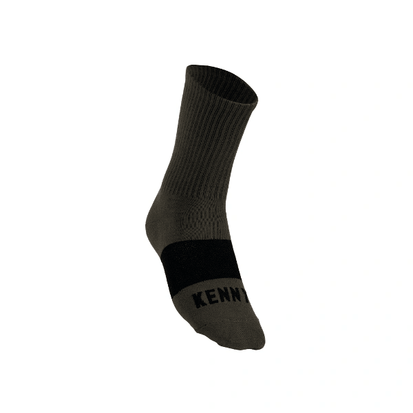 Kenny Socks 43/46 Black Cotton Blend Men'S Crew Length Casual Apparel