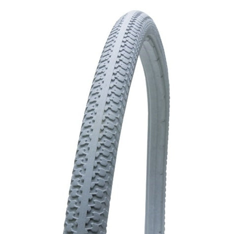 Krypton 24 Inch x 1.75 37-540 Solid Grey Tyre for Bicycles and Wheelchairs