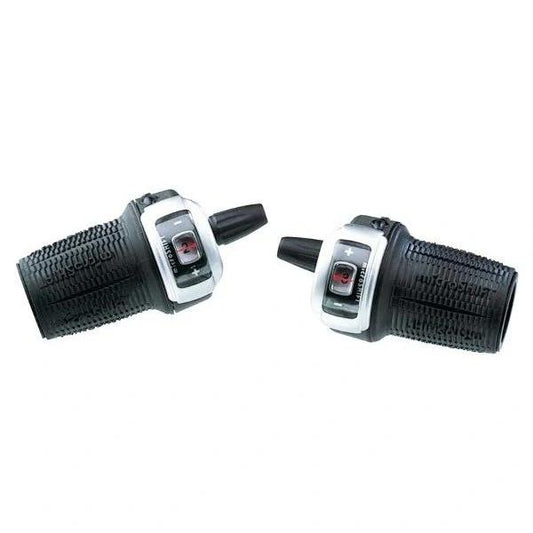 Microshift 3X8 Twist Shifters - 8 Speed Bicycle Gear Shifter