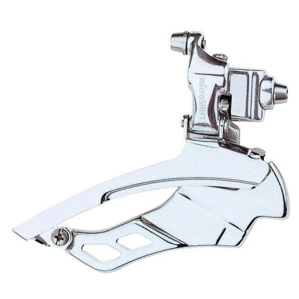 Microshift F-Derail 3X10 Front Derailleur - Silver - 10 Speed