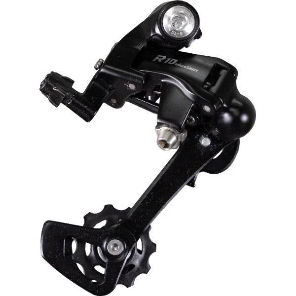 Microshift R10 3X10 Rear Derailleur - Long Cage - Black