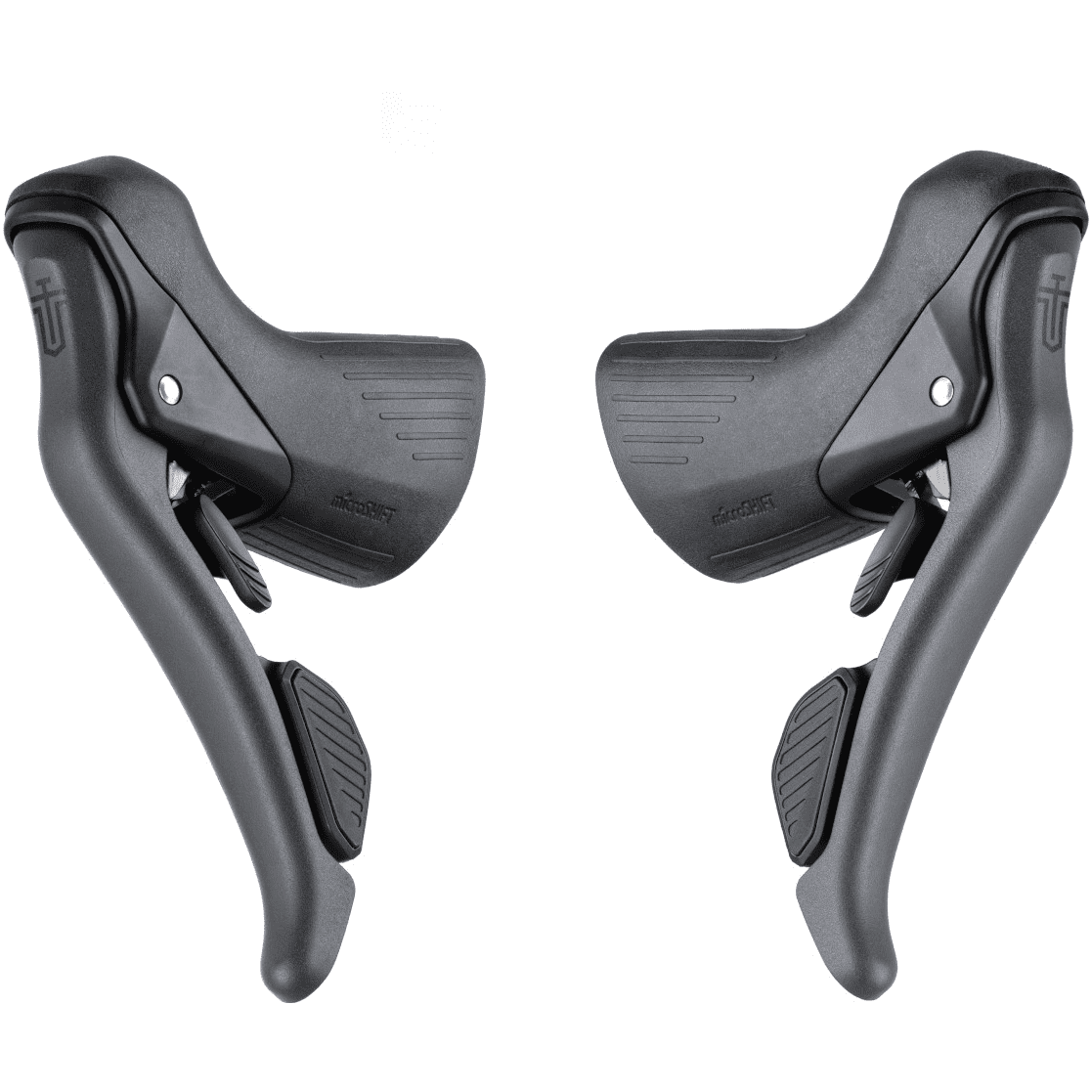 Microshift Sword Drop Bar Shift Pair - 2X1 Shifter Set