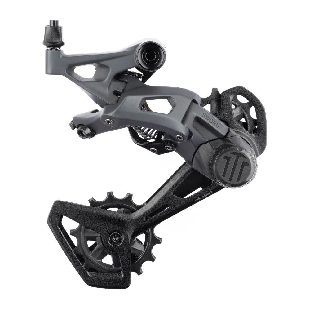 Microshift Sword Rear Derail 2X Long Cage - Rear Derailleur