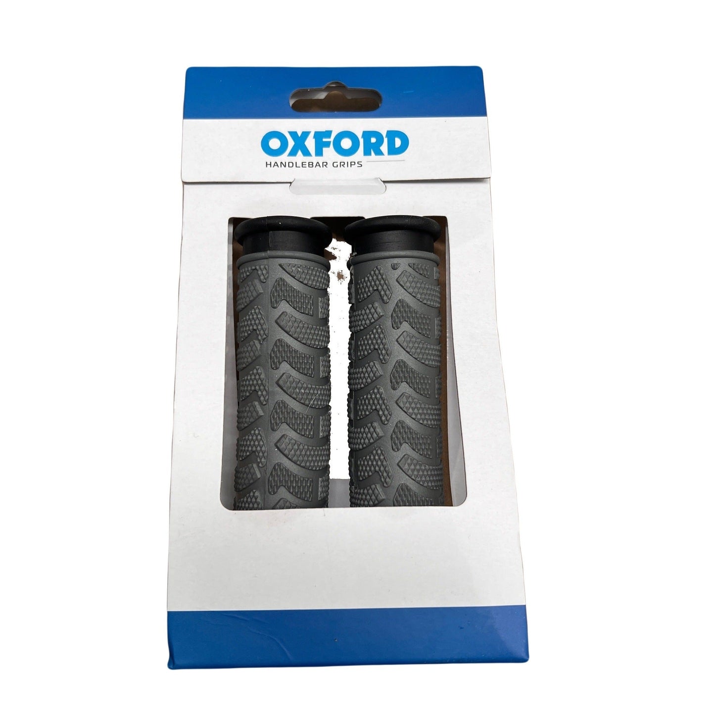 Oxford Dual Density MTB Grips - Closed End, 130mm Grey