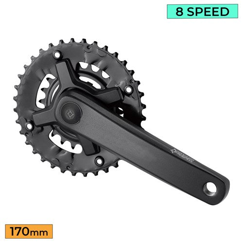 PROWHEEL MTB Crankset - CY10 2x8 speed - 170mm 36/22 - Square Taper