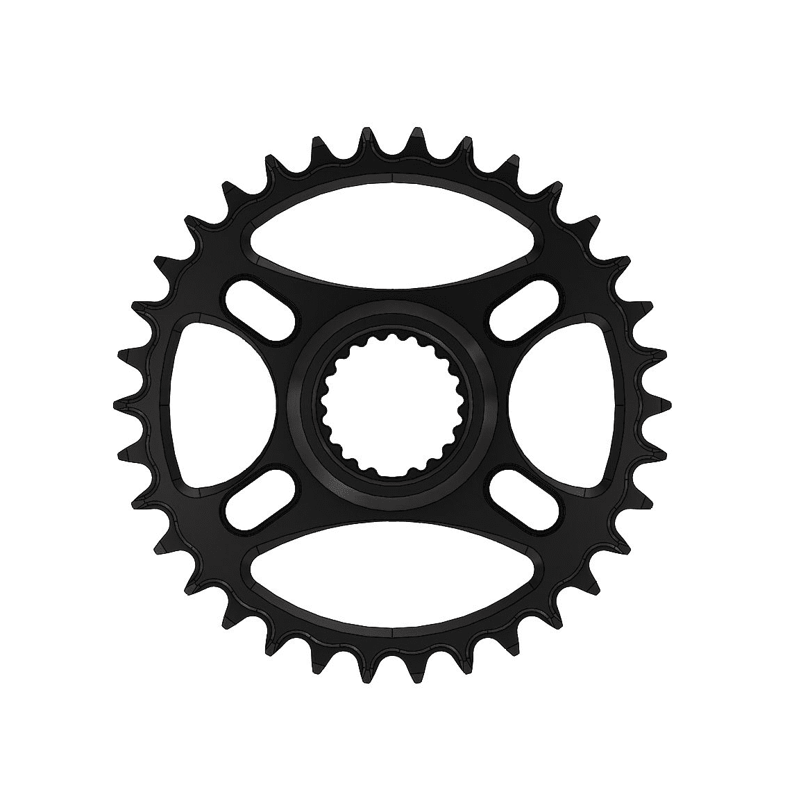 Pilo 34T Chainring For Shimano Cranks - Replacement Chain Ring