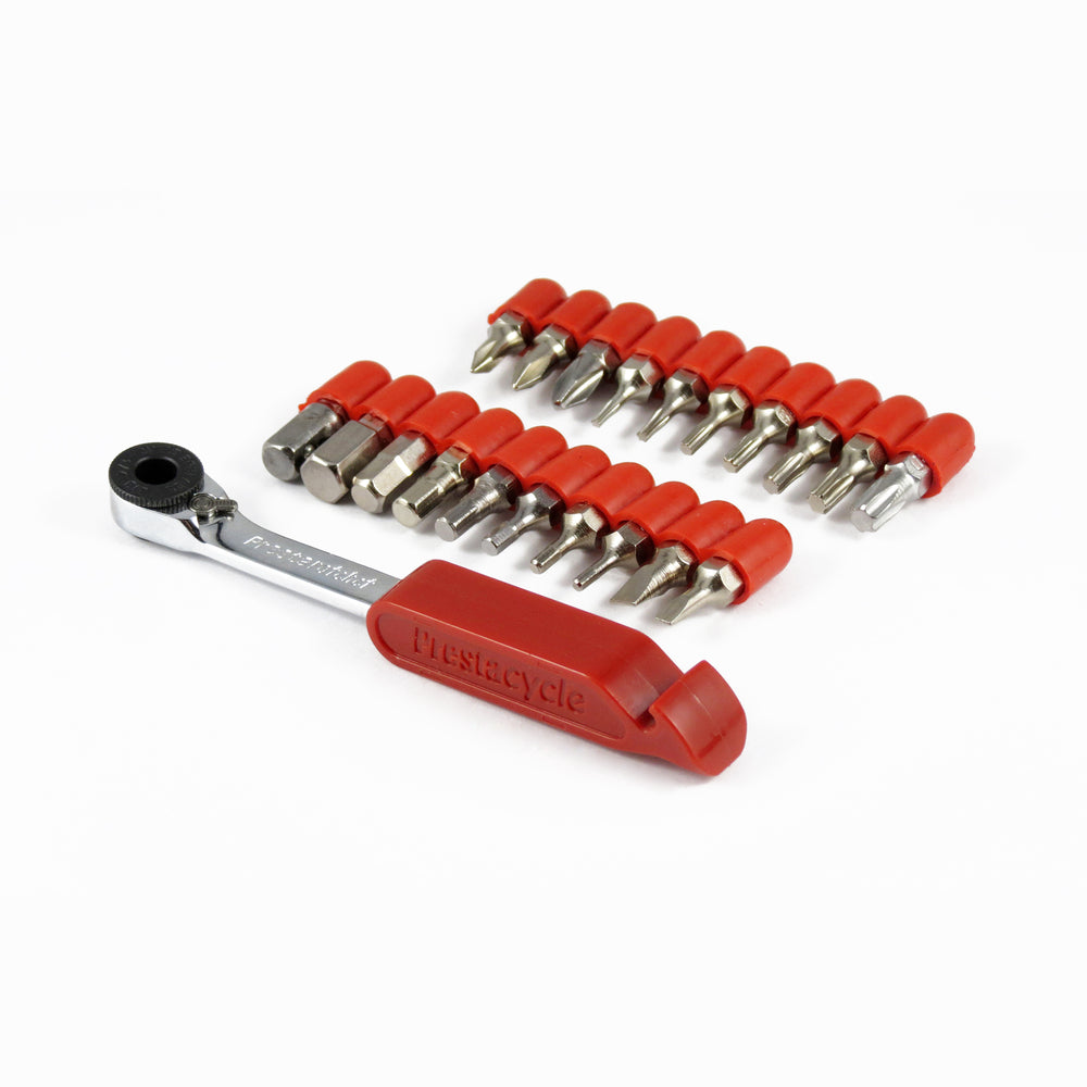 Prestacycle Prestaratchet 20-Bit Multi-Tool Kit