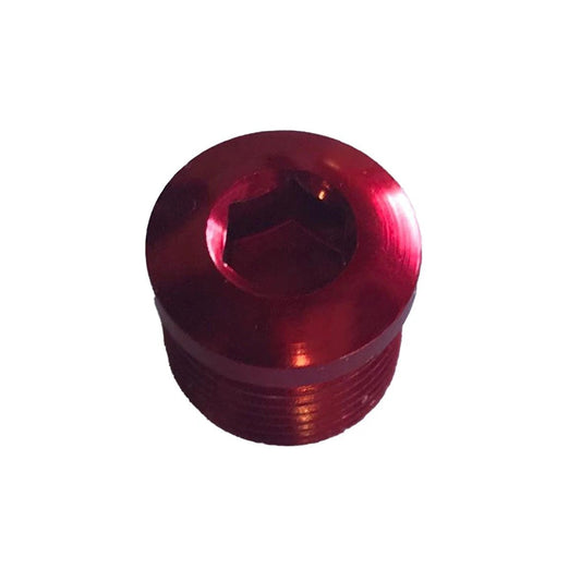 Qbp Alloy Pedal Cap Red - Pedal Tools & Accessories