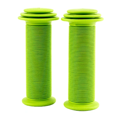 Qbp Kids 100Mm Green Flatbar Grips - Durable & Comfortable