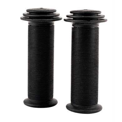 Qbp Kids Grips 100Mm - Black Flatbar Grips For Children