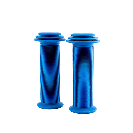 Qbp Kids Grips 100Mm - Blue Flatbar Grips For Children