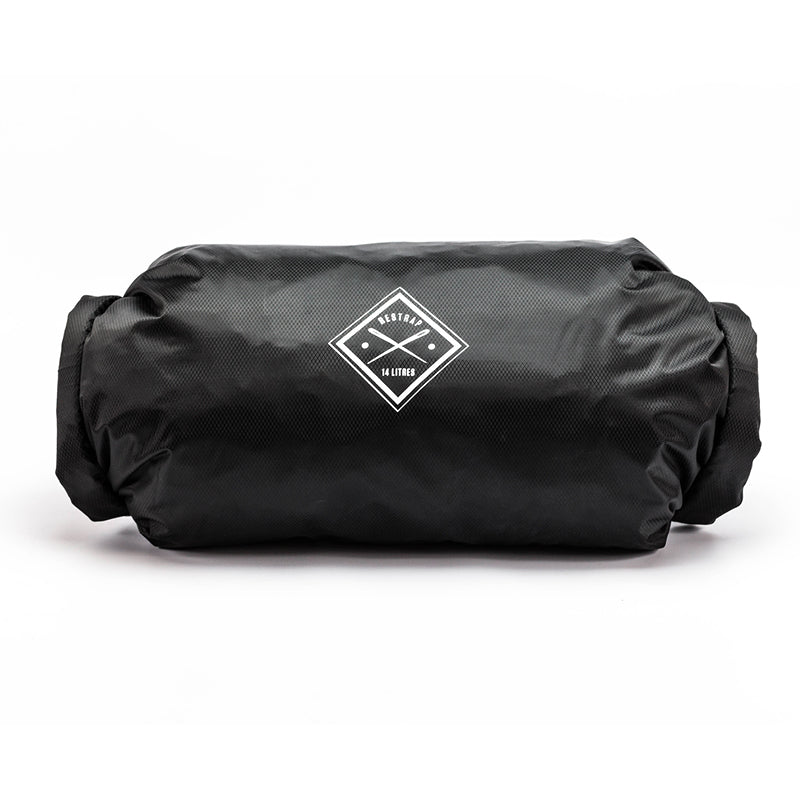 Restrap Double Roll Dry Bag 14L Black Bike Bag