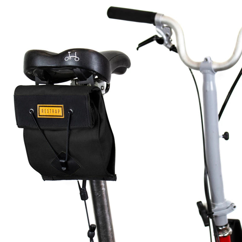 Restrap City Folding Bike Saddle Bag Small Black