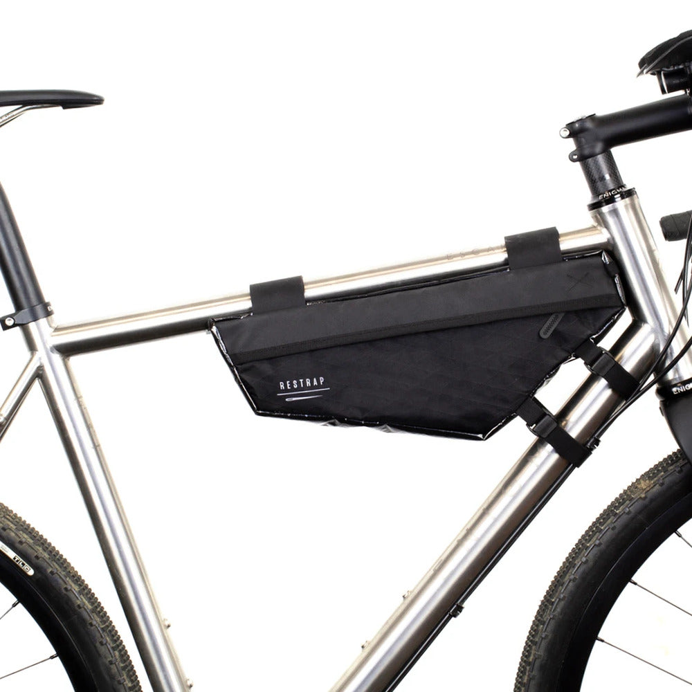 Restrap Race Frame Bag 4L Black Bike Storage