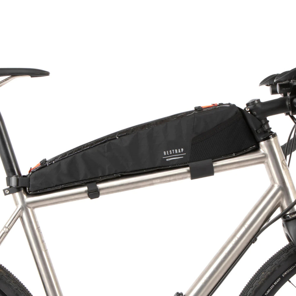 Restrap Race Long Top Tube Bag 2L Black