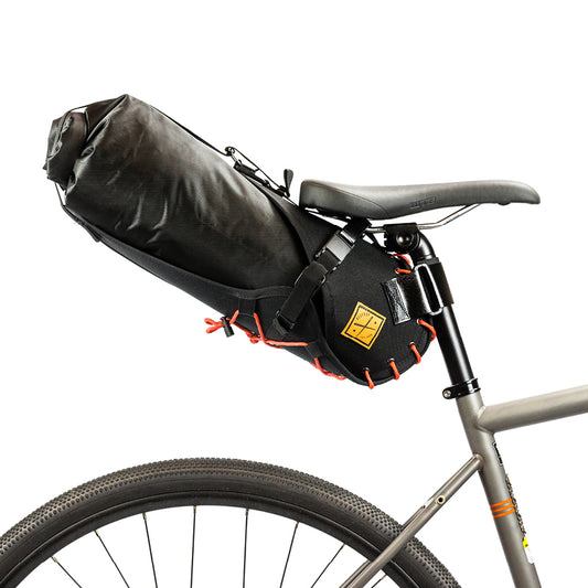 Restrap Saddle Bag + Dry Bag 8L Black/Orange