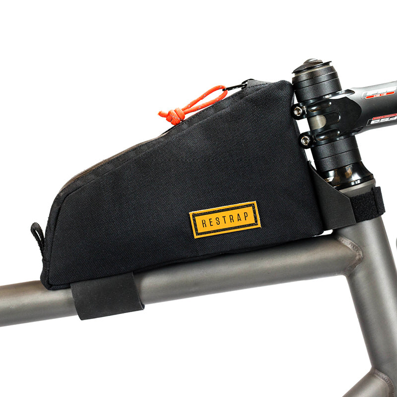 Restrap Top Tube Bike Bag Black