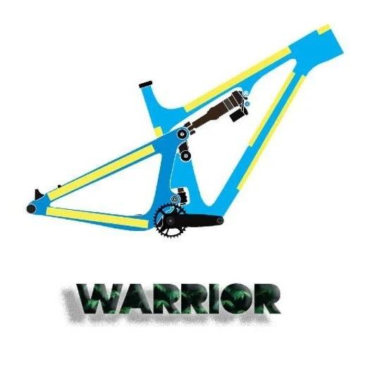 Ryfe Warrior Frame Protection - Durable Armor Skin For Ultimate Bike Frame Safety