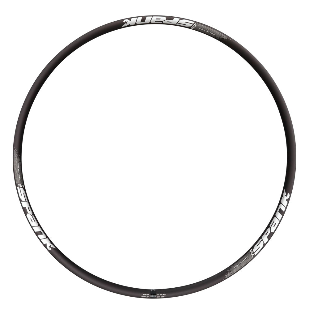 Spank 359 Mountain Bike Rim 27.5in 28H Black