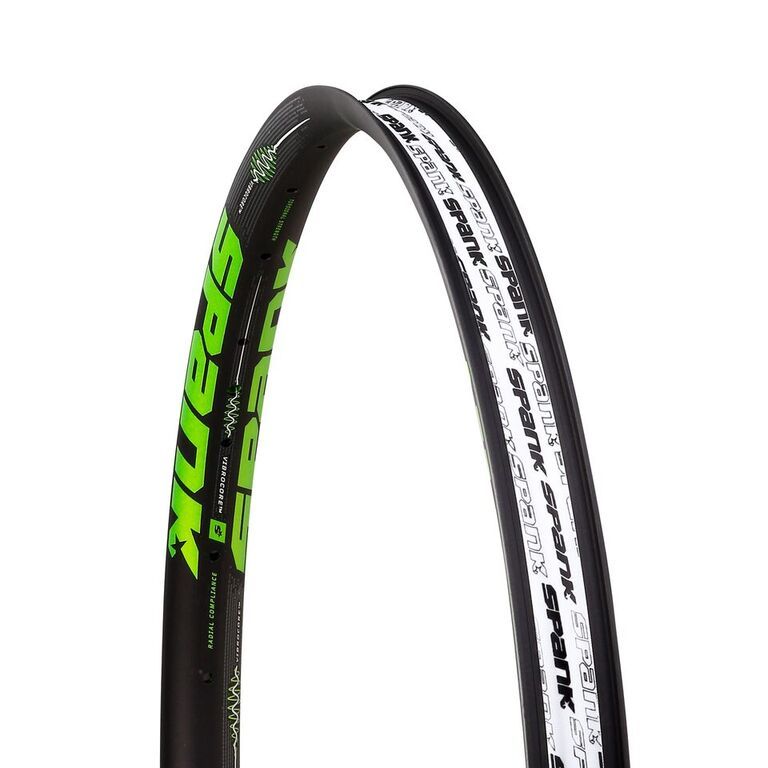 Spank 350 Vibrocore 29" Rim 32H Black/Green