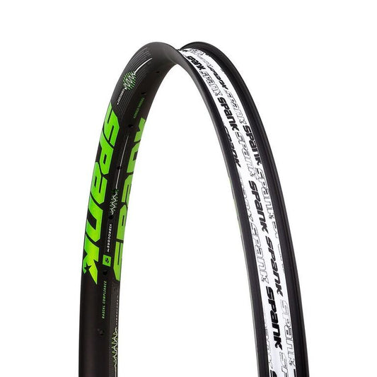 Spank 350 Vibrocore 27.5" Rim 32H Black/Green