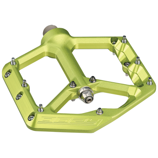 Spank Oozy Green Flat Bike Pedals