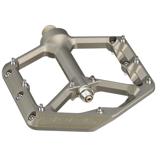 Spank Oozy Gun Metal Mountain Bike Flat Pedals