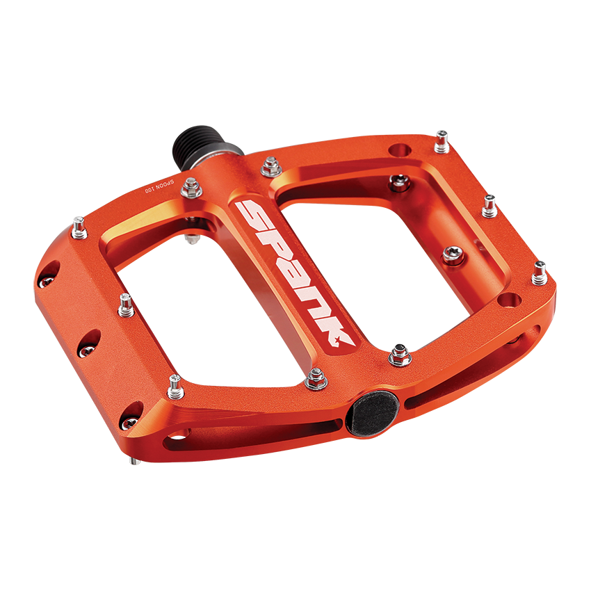 Spank Spoon 100 Flat Pedals Medium Orange