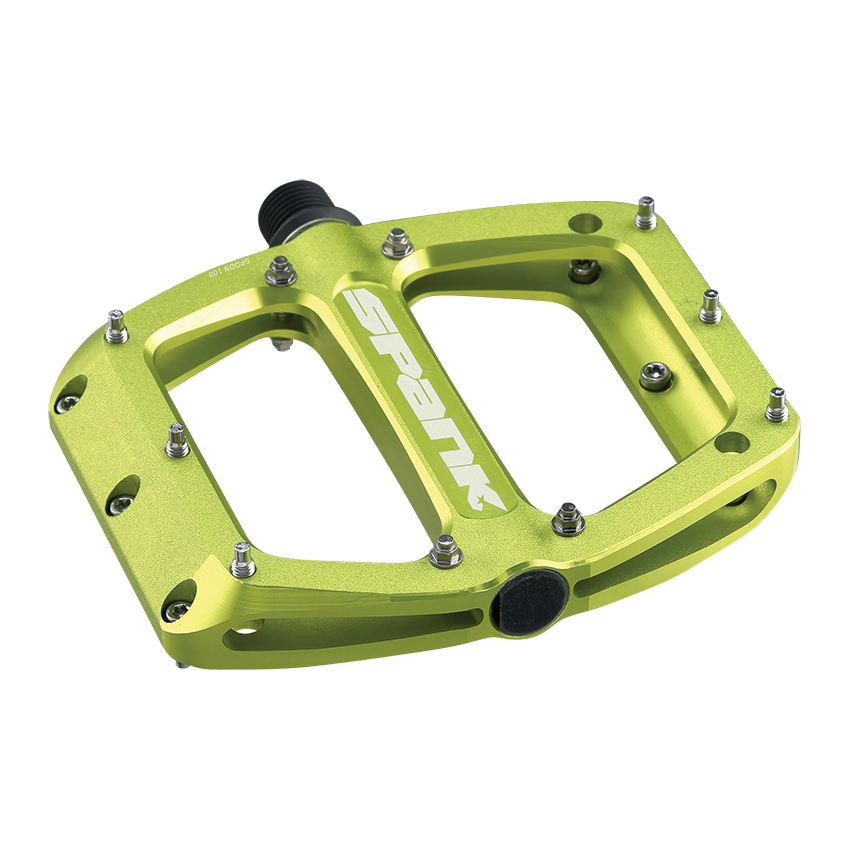 Spank Spoon 90 Flat Pedals Small Green