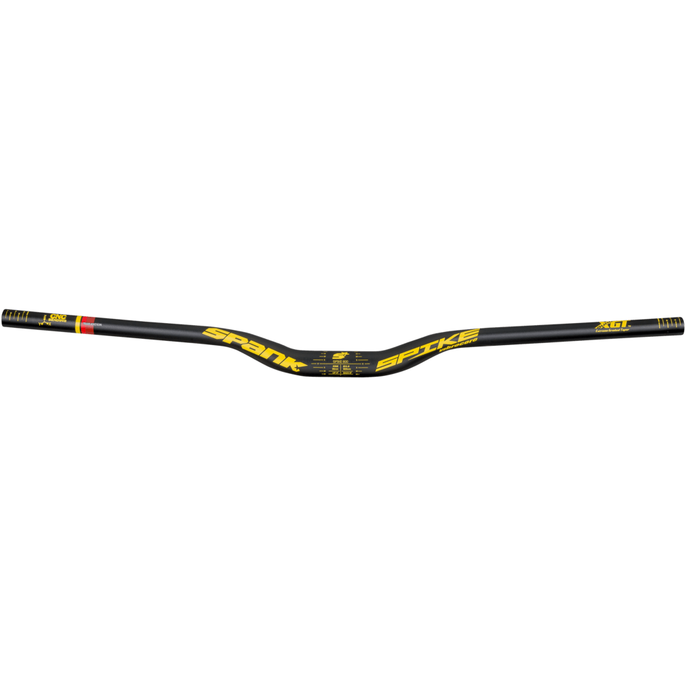 Spank SPIKE 800 Vibrocore Flatbar, Black Yellow