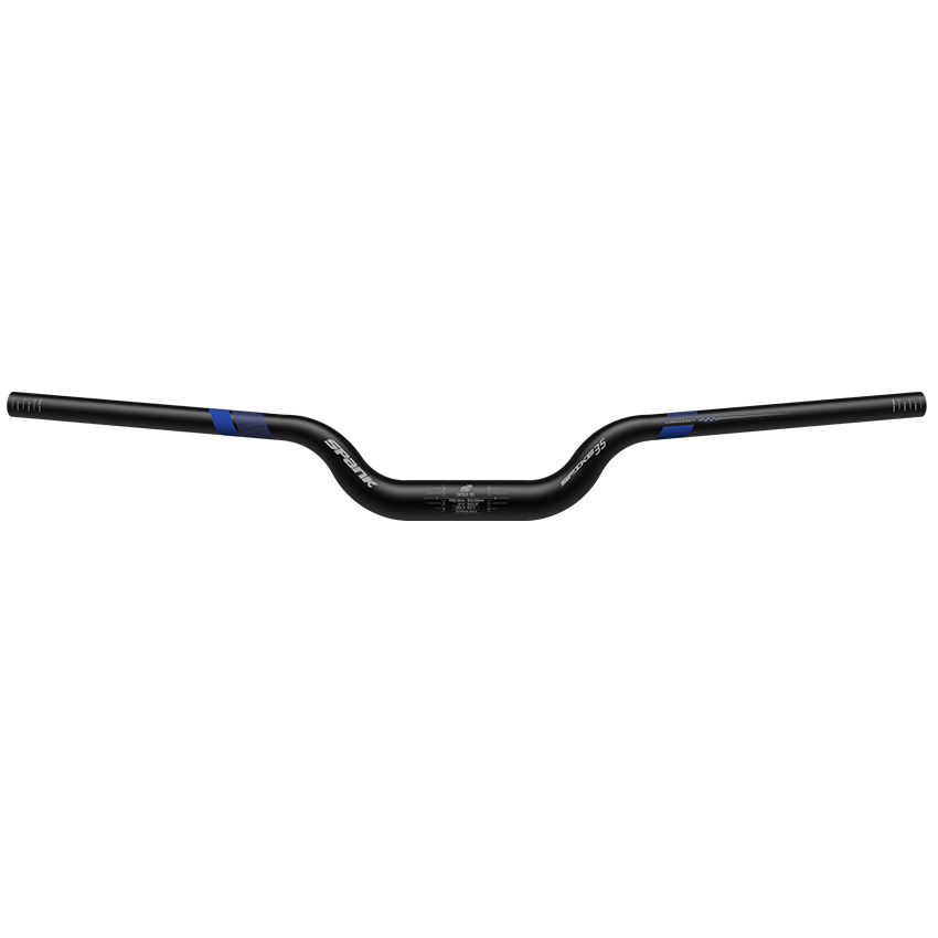 Spank Spike 35 Vibrocore 60mm Rise Handlebar Black/Blue