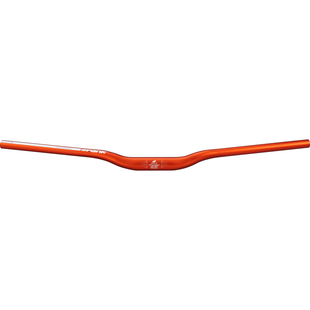 Spank Spoon 35 Handlebar 25mm Rise Orange Flatbar