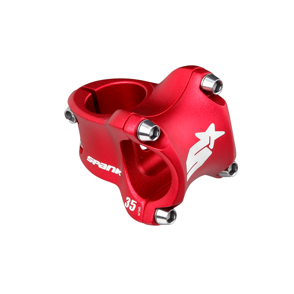 Spank Spike Race 2 Stem 35mm Red - Headset & Stem Spacer