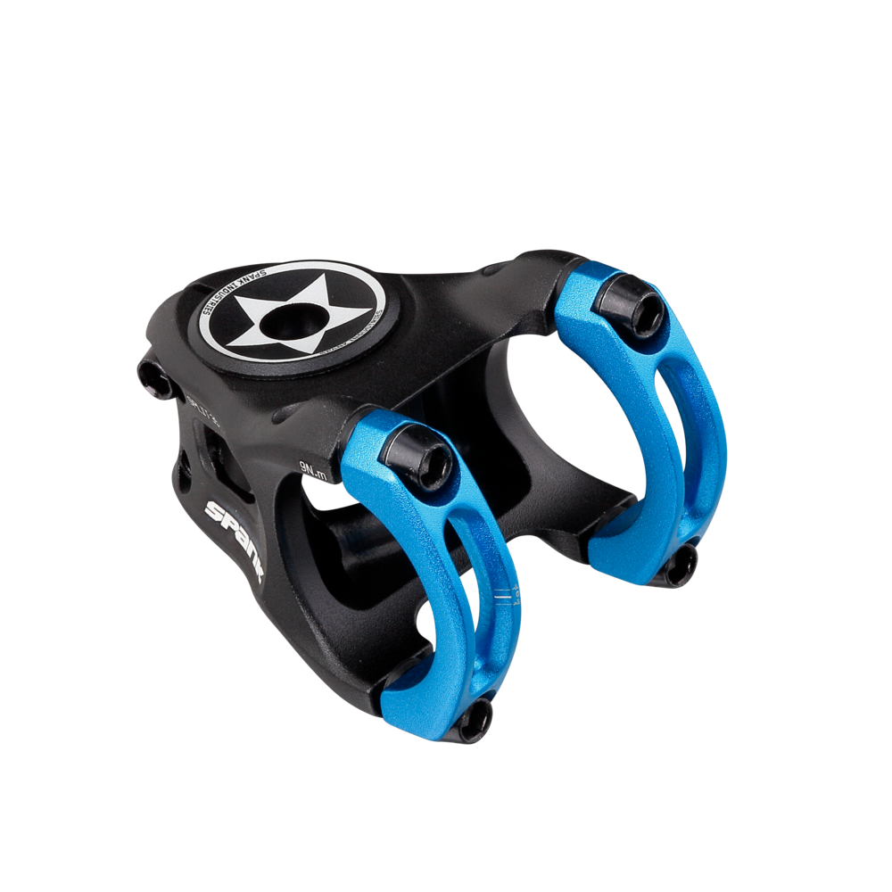 Spank Split 35mm Stem Blue